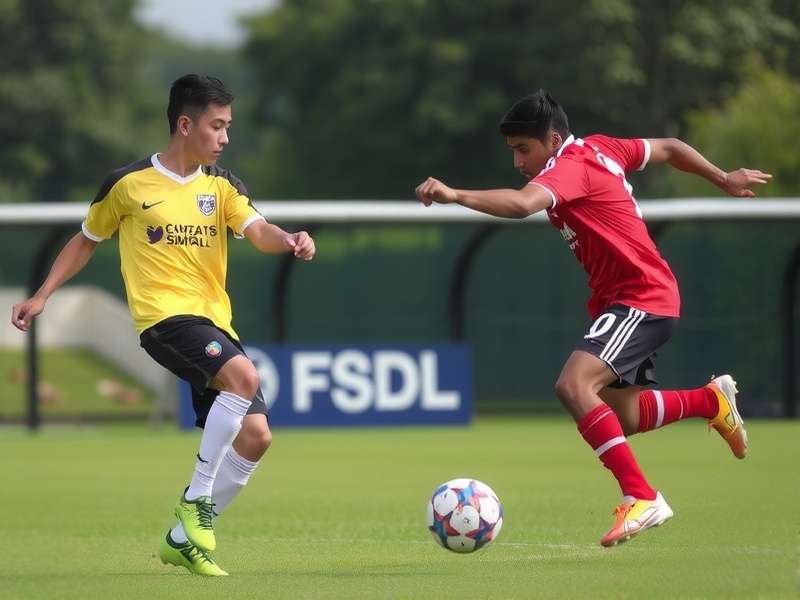 FSDL coaching staff training young players